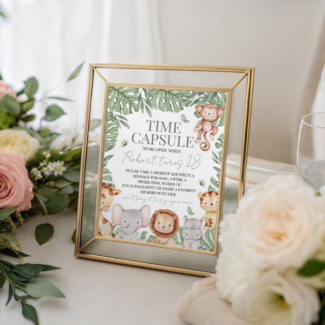 Expositor En L Wild One Jungle Time Capsule Sign (Subido por el creador)