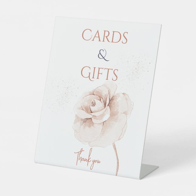 Expositor En L Wildflowers Modern Baby Shower (Anverso)