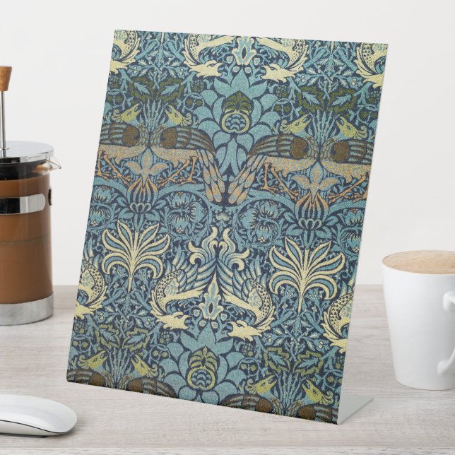 Expositor En L William Morris Peacock and Dragon Woven Design (In Situ)