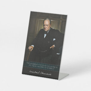 Expositor En L Winston Churchill - Decoración del Primer Ministro