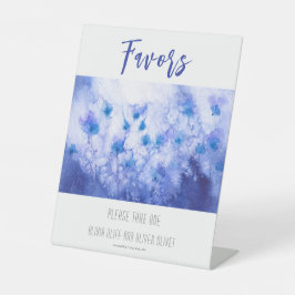 Expositor En L Winter Blue Garden Favors