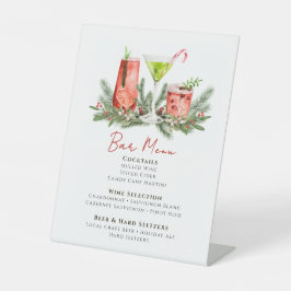 Expositor En L Winter Wedding Festive Drinks Holiday Bar Menu