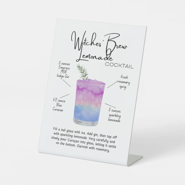 Expositor En L Witches’ Brew Lemonade Cocktail (Anverso)