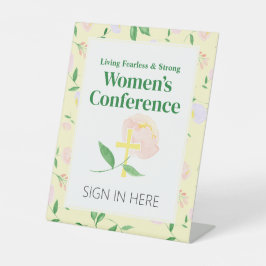 Expositor En L Yellow Spring Floral Women's Conference