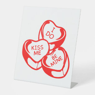 Expositor En L Yo Sí Me Beso Ser Mi El día de San Valentín Rótulo