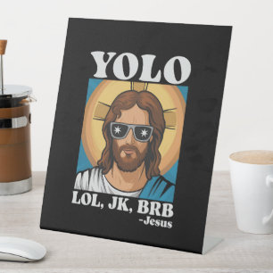 Expositor En L YOLO LOL JK BRB Jesús Divertida Pascua