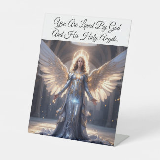 Expositor En L You Are Loved Pedestal Sign