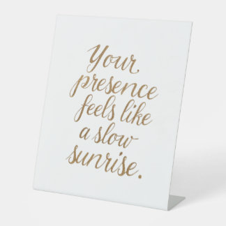 Expositor En L Your Presence: A Slow Sunrise