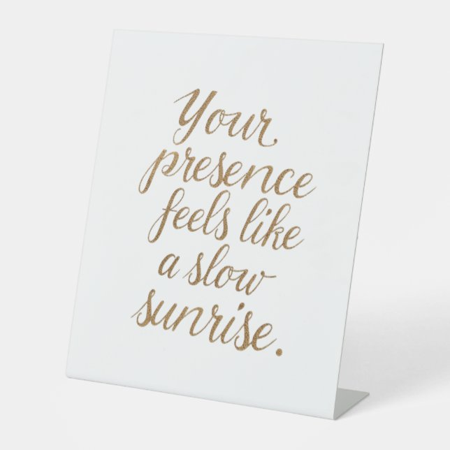 Expositor En L Your Presence: A Slow Sunrise (Anverso)