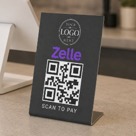 Expositor En L Zelle Scan to Pay Pantalla de escritorio