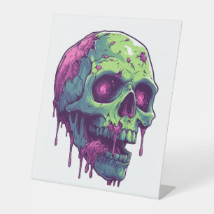 Expositor En L Zombie Skull Apocalypse