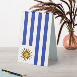 Expositor Triangular Bandera de Uruguay