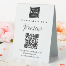 Código QR moderno Por favor déjanos una revisión G