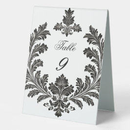 Expositor Triangular Filigree & Acanthus Leaves,