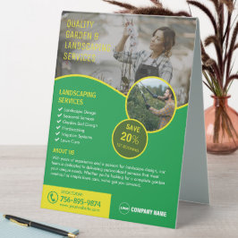 Expositor Triangular Jardín Y Paisaje