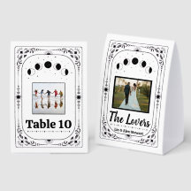 Novios enamorados de la foto personalizada Tarot H