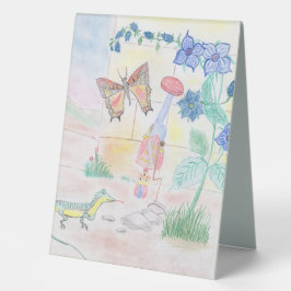 Expositor Triangular Obra de arte de niños personalizados, juguete de d