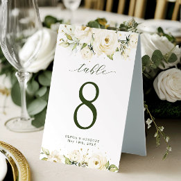 Expositor Triangular Rosa boda elegante y verde