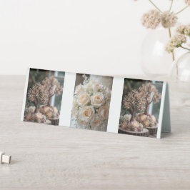 Expositor Triangular Rótulo boda Tabletop