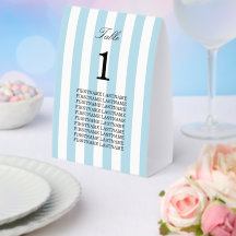 Toldo de mesa de papel con nombres de invitados co