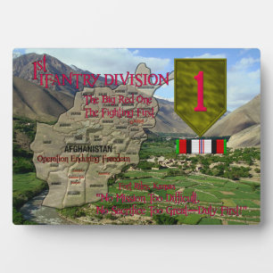 Expositora 1.ª División de Infantería OEF Placa veterinaria