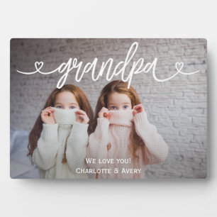 Expositora Abuelo, te queremos, placa fotográfica personaliza