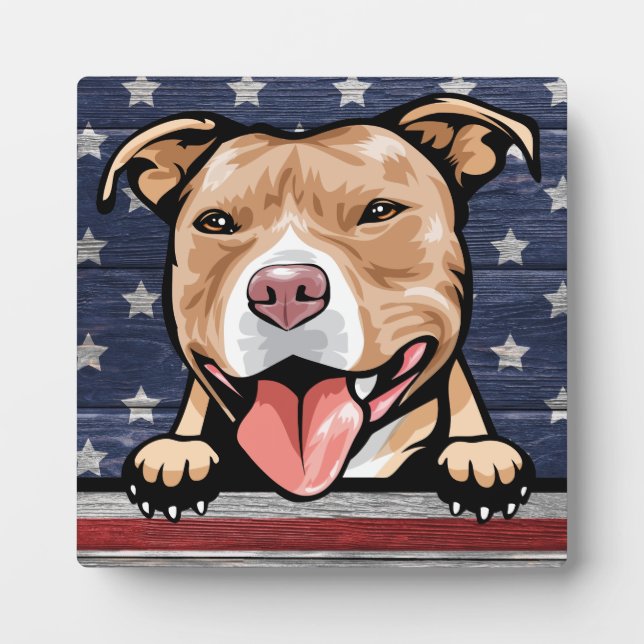 Expositora Bonita placa de perros (Frente)