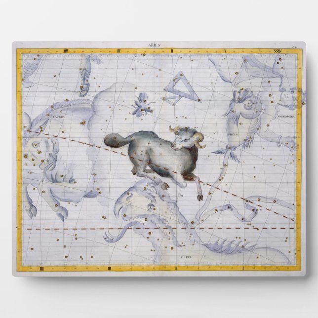 Expositora Constelación de Aries, placa 4 de 'Atlas Coeles (Frente)