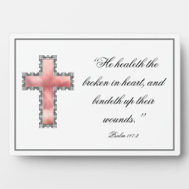 Expositora Elegante placa conmemorativa de simpatía cristiana