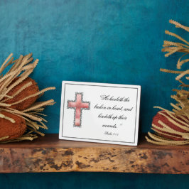 Expositora Elegante placa conmemorativa de simpatía cristiana