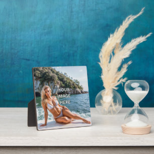 Expositora ¡EXHIBIR! 🖼️ Placa personalizada de sobremesa con