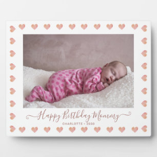 Expositora Feliz cumpleaños, mamá Personalizado, bebé, placa