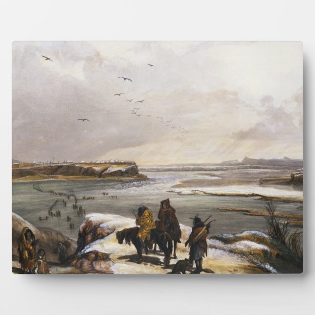 Expositora Fort Clark en Misuri, febrero de 1834, placa 1 (Frente)