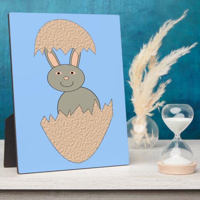Expositora Hatching de Bunny de la placa de Egg Weird (Lado)