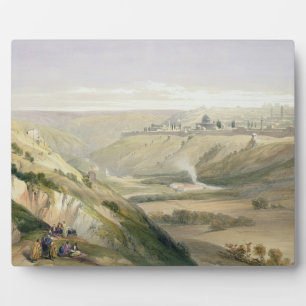 Expositora Jerusalén, 5 de abril de 1839, placa 18 del Volume
