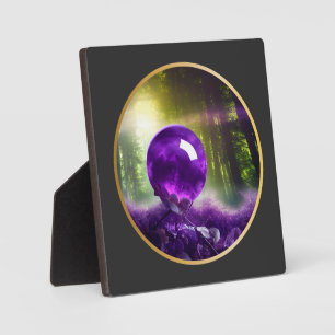 Expositora La Placa de Arte de la Fantasía Orbídea Ametista