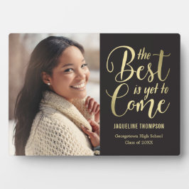 Expositora Mejor Placa de Graduación de COLOR EDITABLE del Fu