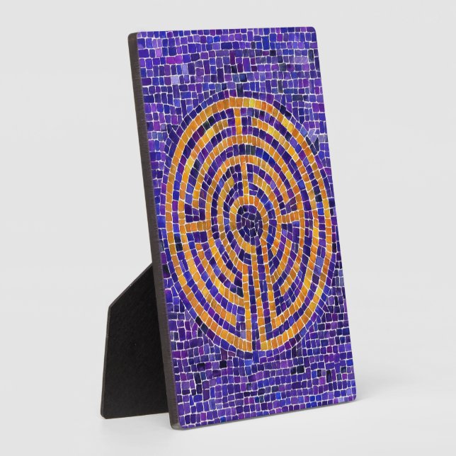 Expositora MOSAICO LABERINTO Placa 5x7 con caballete (Lado)