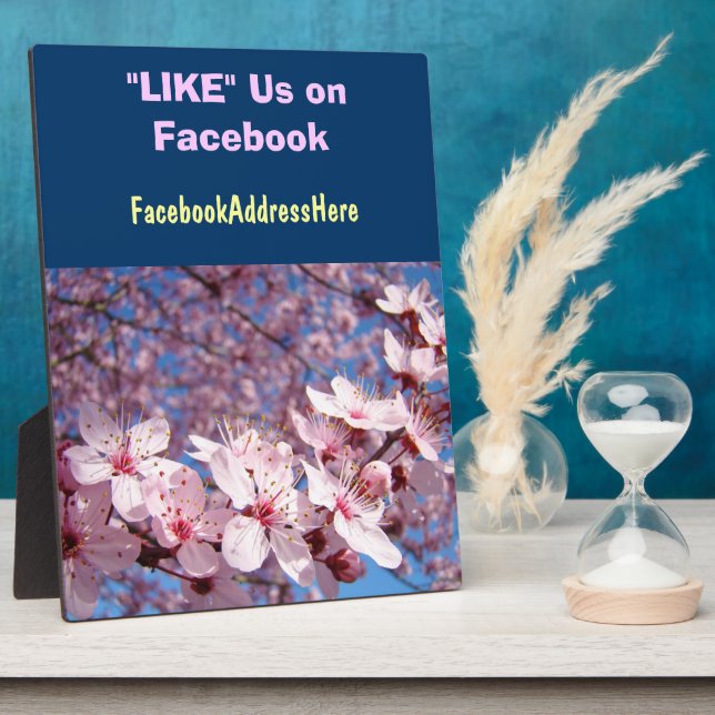 Expositora Nos Gusta En Facebook placa Conteo Señal Primavera (Lado)