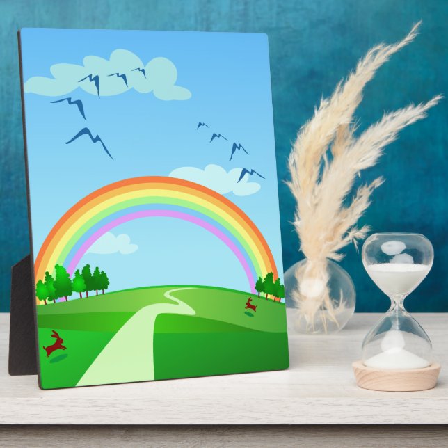 Expositora Paisaje de primavera, placa (Lado)