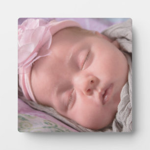 Expositora Personalice esta placa de foto para bebés