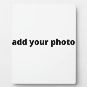 Expositora personalizado añada sus navidades de fotos placa p