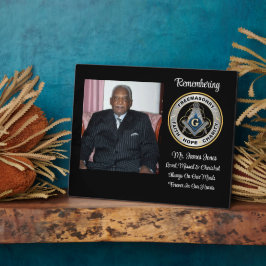 Expositora Placa conmemorativa Mason  Amado, Extrañado y Ates