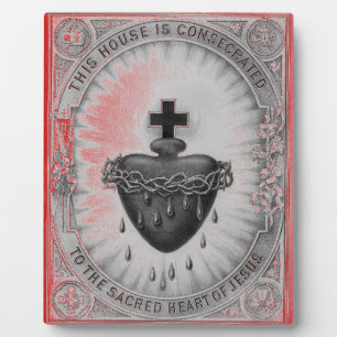 Expositora Placa de bendición para la casa
