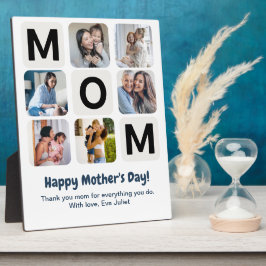 Expositora placa de colaje de fotos para el día de la madre