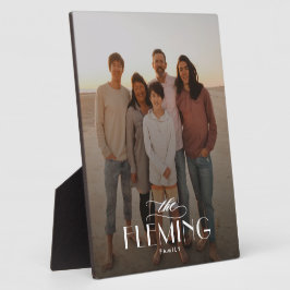 Expositora Placa de escritorio fotográfico personalizada de n