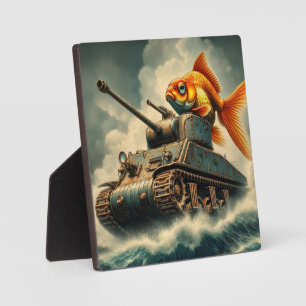 Expositora Placa de escritorio "Goldfish Commander"