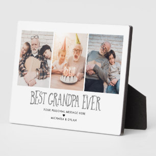 Expositora Placa de escritorio para el mejor abuelo del mundo