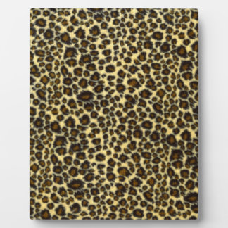 Expositora Placa de Foto de Estampado de Leopardo
