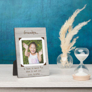 Expositora Placa de foto enmarcada para la abuela / el abuelo